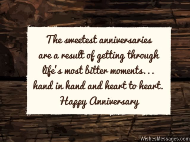 Anniversary card message sweet relationship memories bitter life struggles