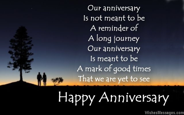 Beautiful happy anniversary card message to wife from husband