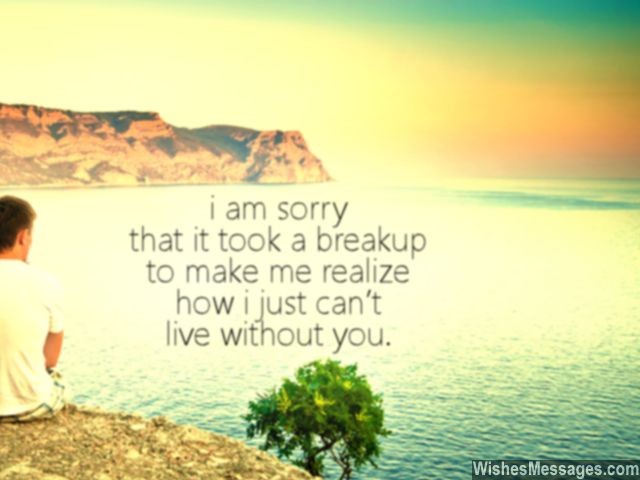 Breakup quote i can't live without you ex-girlfriend boyfriend