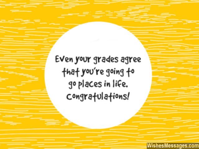 Congratulations quote for students encouragement good grades