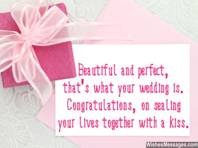 Congratulations wedding wishes sweet greeting card message