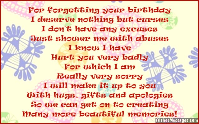 Cute belated birthday message for friends