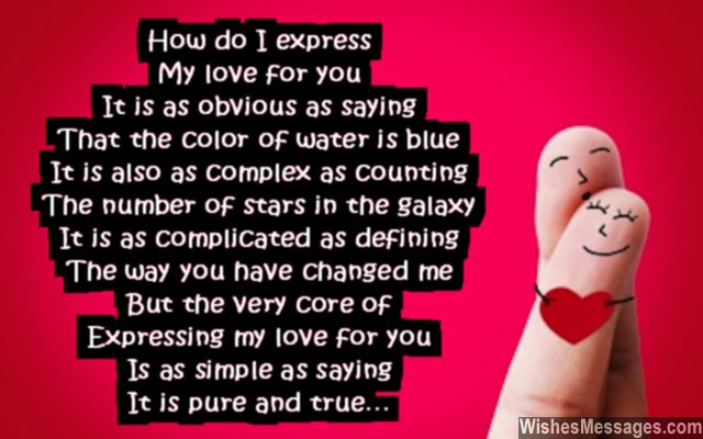 Cute love poem for her