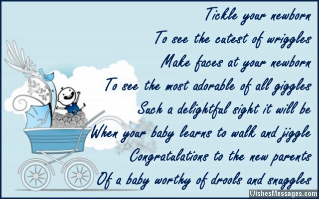Cute wishes for newborn to the parents