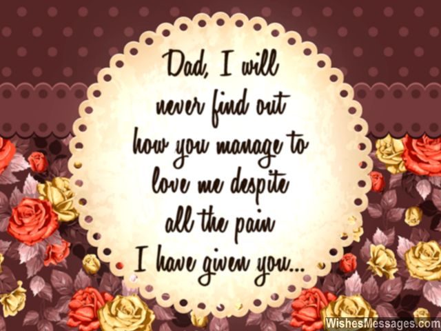 Dad i love you quote thanks for everything