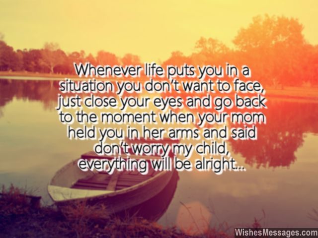 Dont worry my child quote sweet message from parents to children
