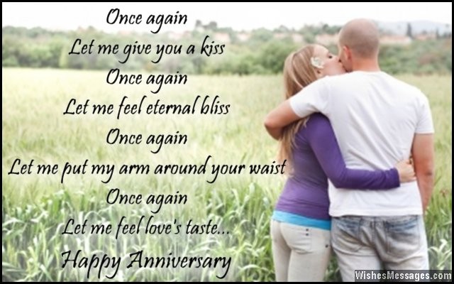First anniversary card message to wife from husband