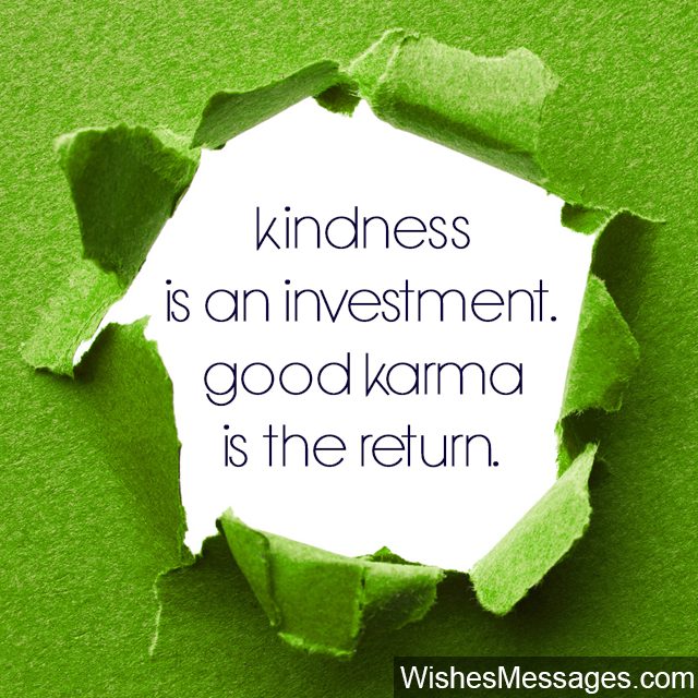 Good karma quote about kindness