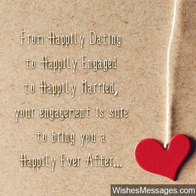 Happily ever after cute Engagement wishes