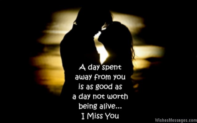 I miss you message to girlfriend from boyfriend
