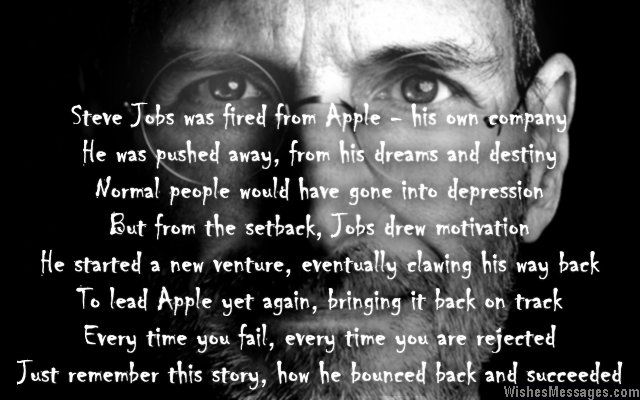Inspirational poem about Steve Jobs