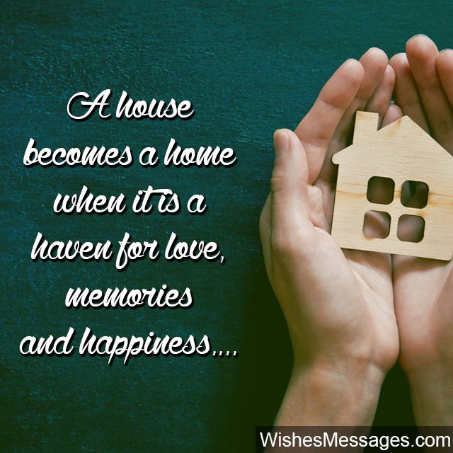 Quote about home when love and happiness make a house
