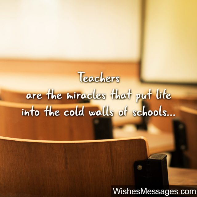 Quote about teachers and school beautiful words