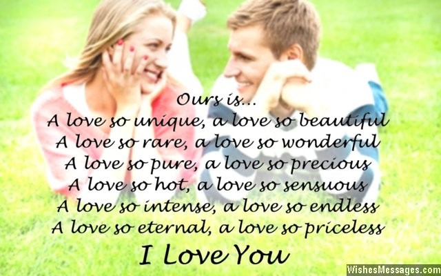 Romantic i love you message for fiancee