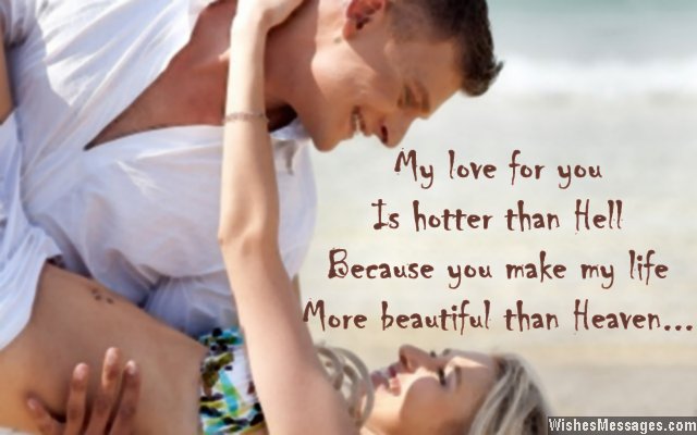 Romantic love quote to husband from wife