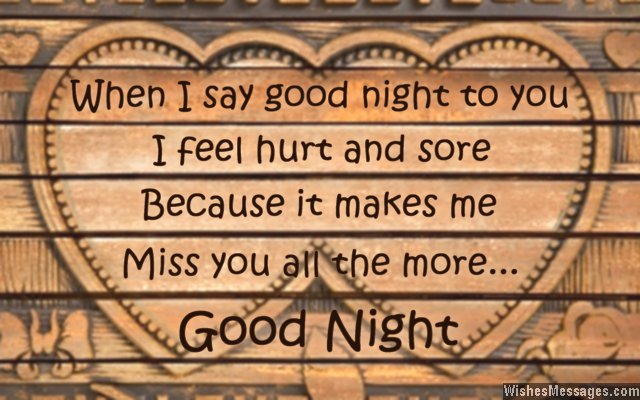 Sweet good night message to boyfriend from girlfriend