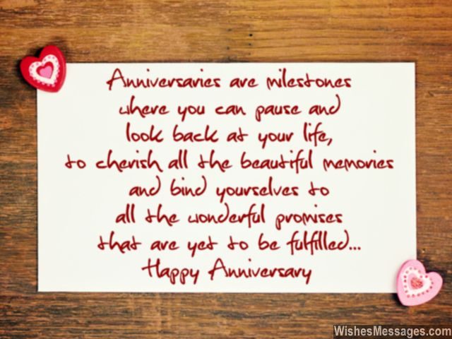 Wedding anniversary wishes beautiful memories promises couples